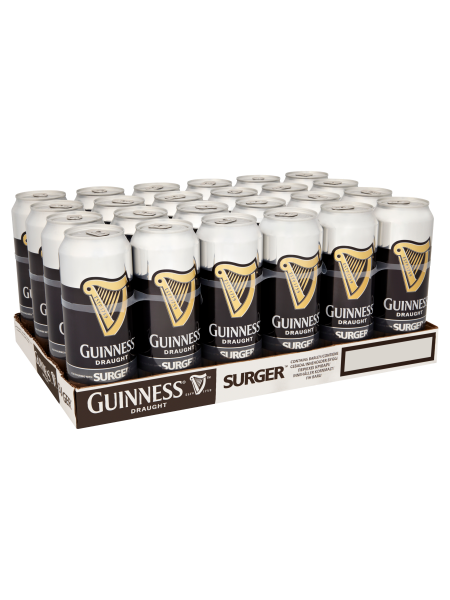 Picture of Guinness Draught Stout Beer Surger 24 x 520ml Can