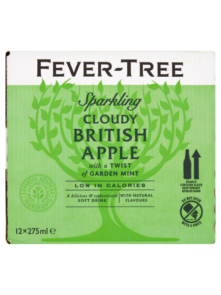 Picture of Fever-Tree Sparkling Cloudy British Apple 12 x 275ml