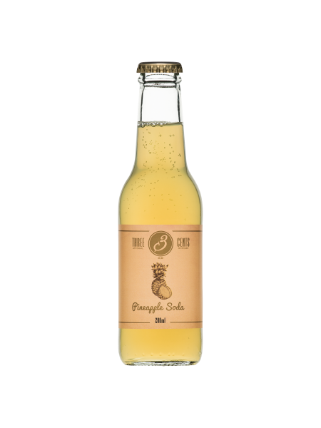 Picture of Three Cents Pineapple Soda 200ml