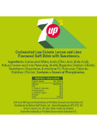 Picture of 7UP Zero Lemon & Lime 24 x 330ml