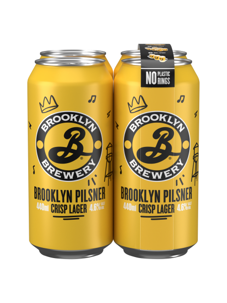 Picture of Brooklyn Brewery Brooklyn Pilsner Crisp Lager 4 x 440ml