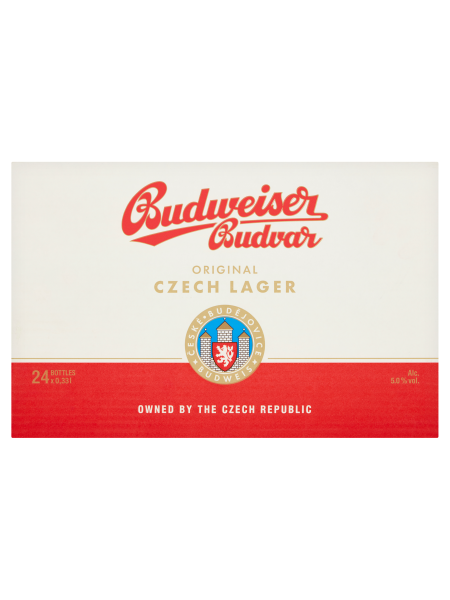 Picture of Budweiser Budvar Original Czech Lager 24 x 330ml