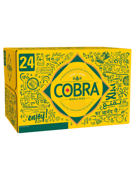 Picture of Cobra Premium Beer 24 x 330ml