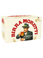 Picture of Birra Moretti Lager Beer 6 x 330ml Cans