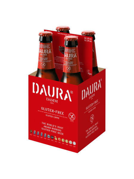 Picture of Daura Gluten-Free Lager Beer 4 x 330ml