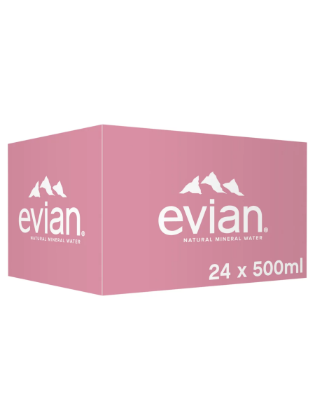 Picture of evian Still Natural Mineral Water 24 x 50cl