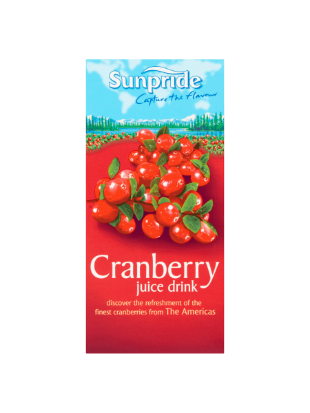 Picture of Sunpride Cranberry Juice Drink 1 Litre