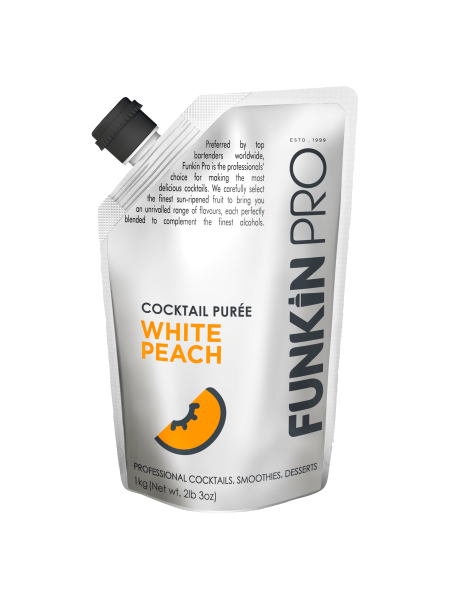 Picture of Funkin Pro White Peach Puree 5 x 1kg