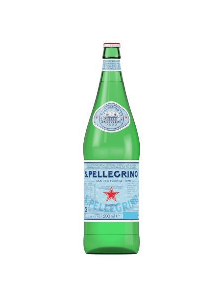 Picture of San Pellegrino Sparkling Natural Mineral Water Glass 500ml