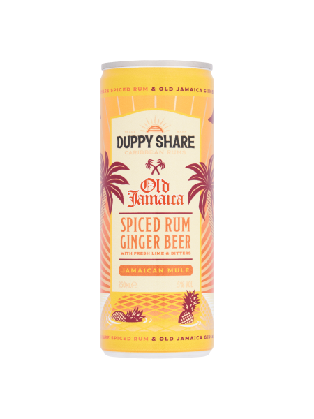 Picture of Duppy Share Old Jamaica Spiced Rum Ginger Beer Jamaican Mule 250ml