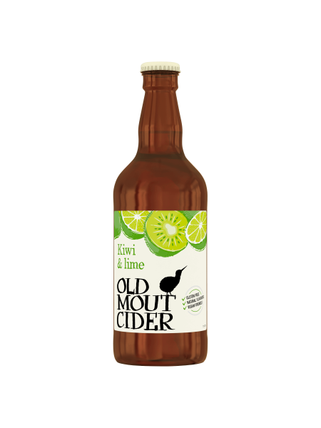 Picture of Old Mout Cider Kiwi & Lime Bottle 500ml