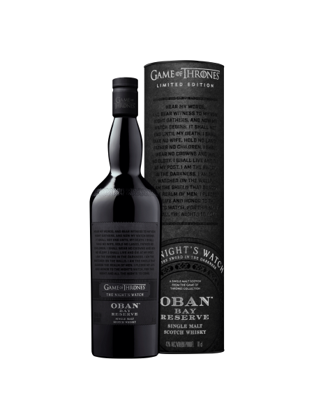 Picture of Oban Little Bay Reserve Single Malt Scotch Whisky 70cl - The Night's Watch GOT Limited Edition