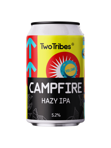 Picture of Two Tribes Campfire Hazy IPA 330ml
