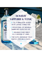 Picture of BOMBAY SAPPHIRE London Dry Gin, 35cl