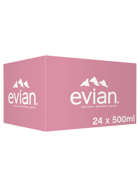 Picture of evian Still Natural Mineral Water 24 x 50cl