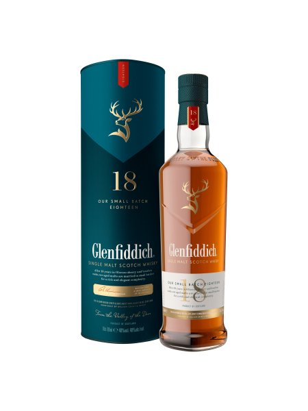 Picture of Glenfiddich Aged 18 Years Single Malt Scotch Whisky 70cl