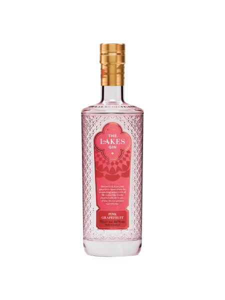 Picture of The Lakes Gin Pink Grapefruit Gin 70cl