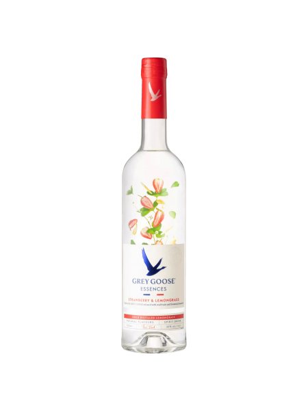 Picture of GREY GOOSE Essences Strawberry and Lemongrass Vodka Based Spirit Drink, 70cl