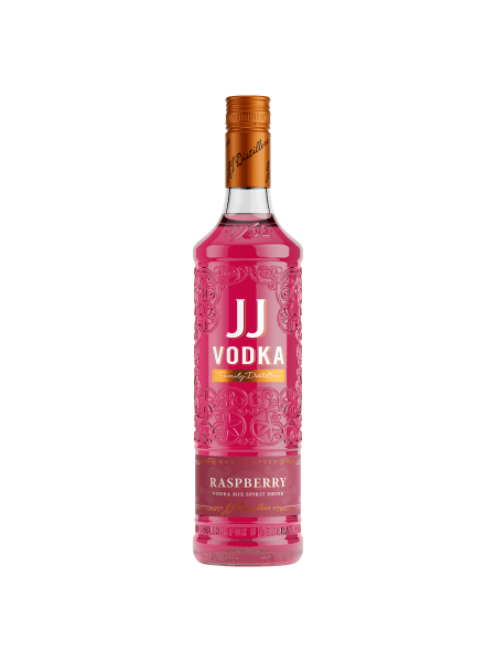 Picture of JJ Vodka Raspberry Vodka Mix Spirit Drink 70cl