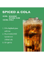 Picture of BACARDÍ Spiced Premium Rum Spirit Drink, 70cl
