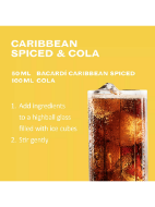 Picture of BACARDÍ Caribbean Spiced Premium Rum, 70cl