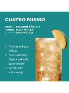 Picture of BACARDÍ Añejo 4 Year Old Premium Aged Rum, 70cl