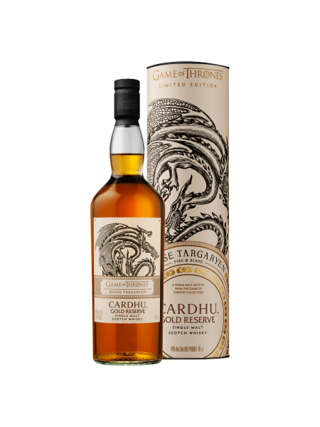 Picture of Cardhu Gold Reserve Single Malt Scoth Whisky 70cl - House Targaryen Game of Thrones Limited Edition