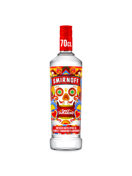Picture of Smirnoff Spicy Tamarind Flavoured Vodka 30% vol 70cl