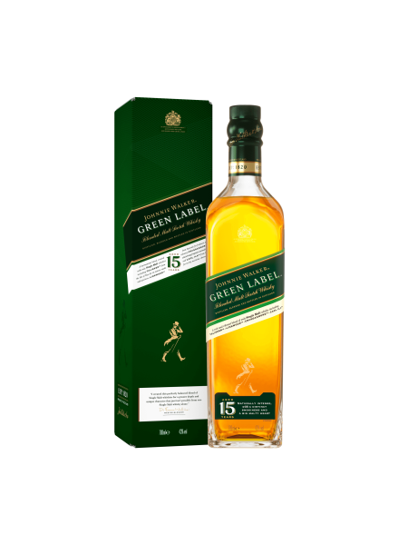 Picture of Johnnie Walker Green Label Blended Malt Scotch Whisky 43% vol 70cl
