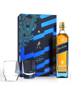 Picture of Johnnie Walker Blue Label 70cl Blended Scotch Whisky Giftpack with 2 x Crystal Glasses