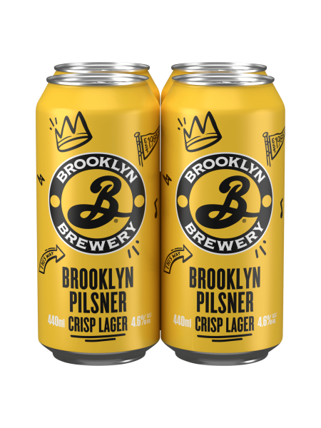 Picture of Brooklyn Brewery Brooklyn Pilsner Crisp Lager 4 x 440ml