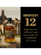 Picture of ABERFELDY 12 Year Old Highland Single Malt Scotch Whisky, 70cl