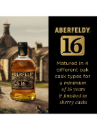 Picture of ABERFELDY 16 Year Old Single Malt Scotch Whisky, 70cl