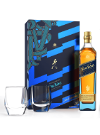 Picture of Johnnie Walker Blue Label 70cl Blended Scotch Whisky Giftpack with 2 x Crystal Glasses
