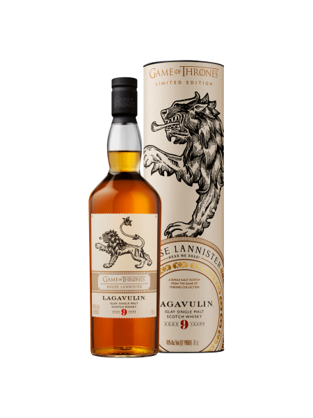Picture of Lagavulin 9 Year Old Single Malt Scotch Whisky 70cl  House of Lannister GOT Special Edition
