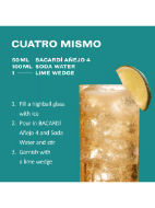 Picture of BACARDÍ Añejo 4 Year Old Premium Aged Rum, 70cl