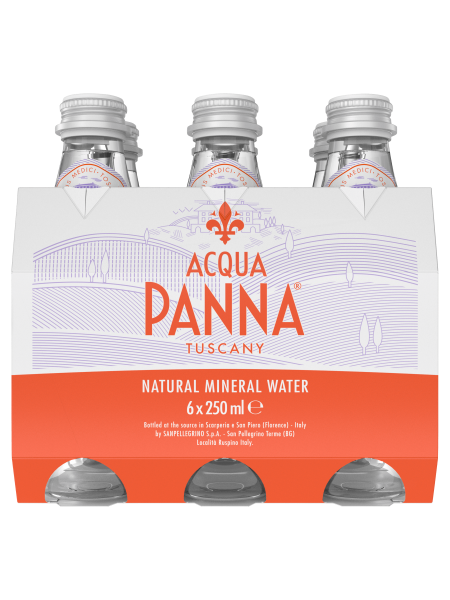 Picture of Acqua Panna Tuscany Natural Mineral Water 6 x 250ml (1.5L)