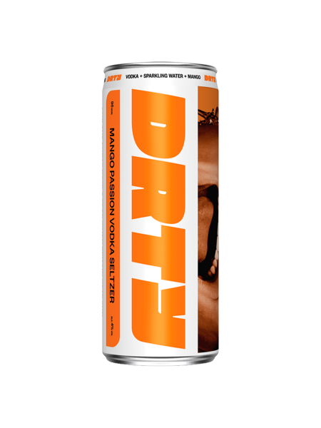 Picture of DRTY Hard Seltzer Mango Passion Alcoholic Sparkling Water 330ml