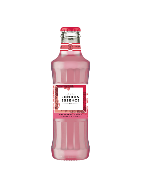 Picture of The London Essence Co. Raspberry & Rose Crafted Soda 200ml