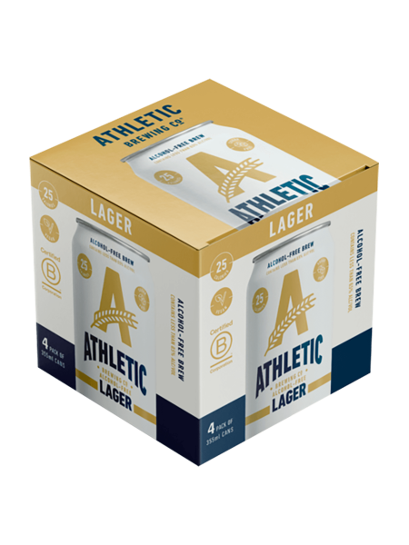 Picture of Athletic Brewing Co Alcohol-Free Lager 355ml