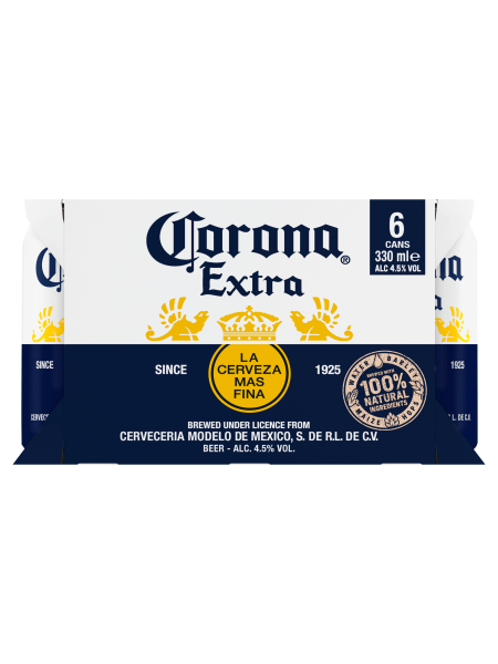 Picture of Corona Extra Cans 6 x 330ml
