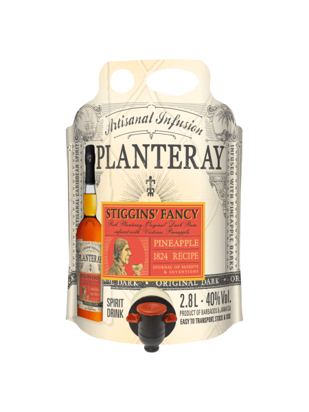 Picture of Planteray Rum Stiggins Fancy Original Dark Pineapple Spirit Drink 2.8L