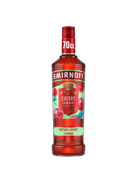 Picture of Smirnoff Cherry Drop Flavoured Vodka 37.5% vol 70cl Bottle