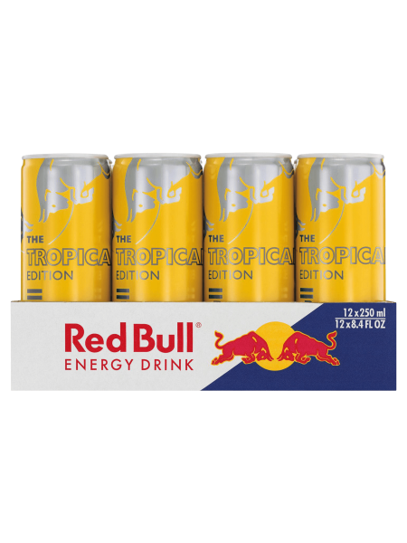 Picture of Red Bull Energy Drink Tropical Edition 250ml x 12